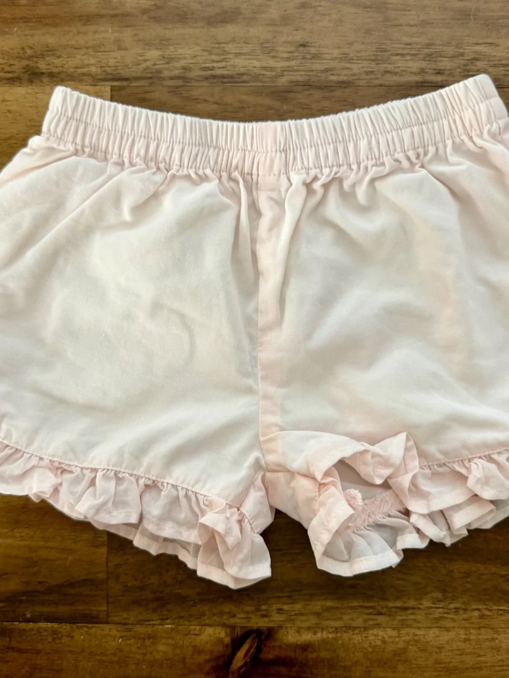 Well Dressed Wolf Girls Pink Lace Appliqué Two-Piece Tunic Shorts Set 4T Cotton